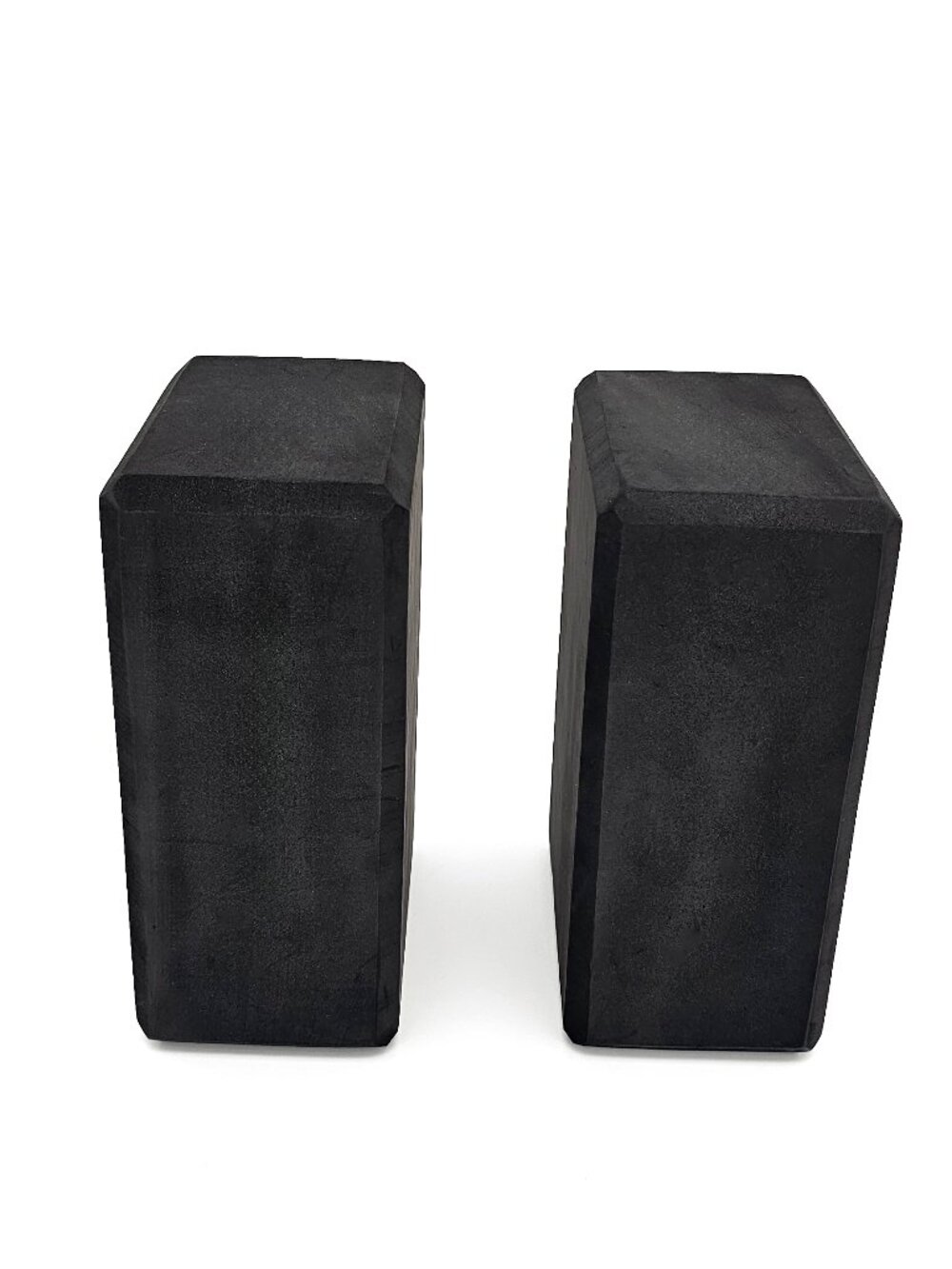 ProsourceFit Yoga Blocks Set of 2 Black Foam Stretching Blocks